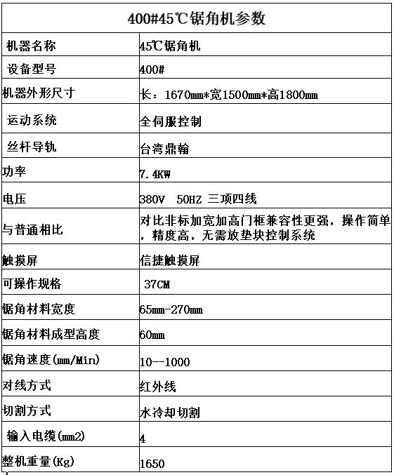 不銹鋼門框鋸角機(jī)